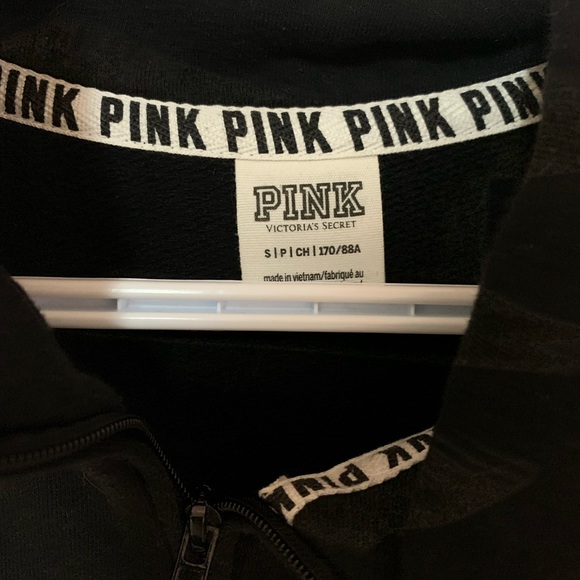 Pink sweater collared quarter zip size small - Picture 2 of 2
